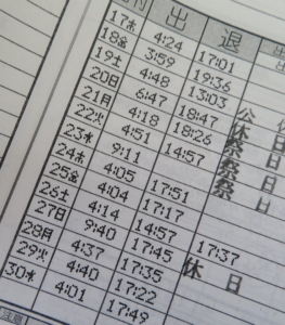 働いて、働いて、働いて…